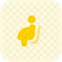 Schwangere Frau  Symbol