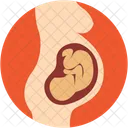 Baby Gebarmutter Schwanger Symbol