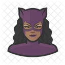 Schwarze Catwoman Schwarz Catwoman Symbol