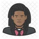 Schwarze Dreadlocks Fur Manner Schwarz Dreadlocks Icon