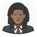 Schwarze Dreadlocks Fur Manner Schwarz Dreadlocks Icon