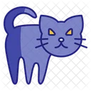 Schwarze Katze Symbol