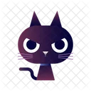 Katze Schwarz Katzchen Symbol