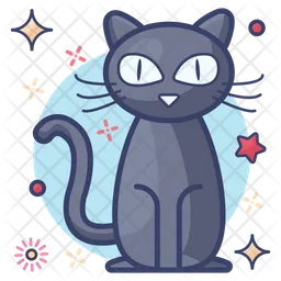 Schwarze Katze  Symbol