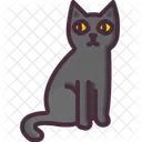 Schwarze Katze  Symbol