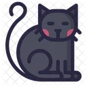 Schwarze Katze  Symbol