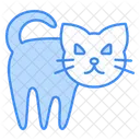 Schwarze Katze Icon