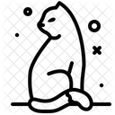 Schwarze Katze  Symbol