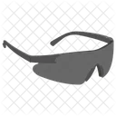 Schwarze Schutzbrille  Symbol