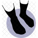 Schwarze Socken  Symbol