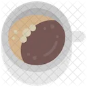 Schwarzer Kaffee  Symbol