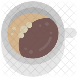 Schwarzer Kaffee  Symbol