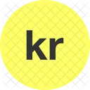 Schwedisch Krone Kr Symbol