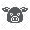 Schwein Schweinefleisch Gesicht Icon