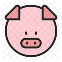 Schwein Tier Bauernhof Symbol