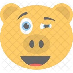 Schwein-Emoji  Symbol