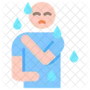 Schweiss Bewegung Hitze Symbol