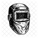 Schweissmaske Kopfbedeckung Sicherheit Icon