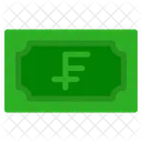 Schweizer Franken Banknote Land Symbol