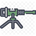 Schweres Maschinengewehr Maschine Gewehr Symbol