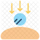 Schwerkraft Physik Pfeile Symbol