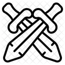 Waffen Klingen Stahl Symbol