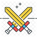 Gekreuzte Schwerter Symbol