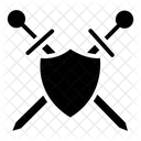 Schwerter und Schild  Symbol