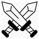 Schwertkampf Fechten Fechtschwert Symbol
