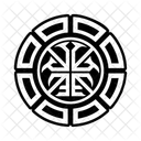Sechs Symbole Sechs Zeichen Stammes Symbol