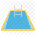 Schwimmen Pool Leiter Symbol