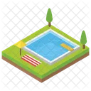 Schwimmbad Pool Stadtbild Symbol