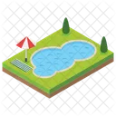 Schwimmbad Pool Stadtbild Symbol