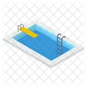 Schwimmbad Sportbecken Schwimmhalle Symbol