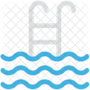 Pool Leitern Schwimmer Symbol