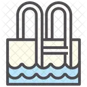 Schwimmen Pool Wasser Symbol