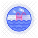 Schwimmbad  Symbol