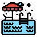 Schwimmbad  Symbol