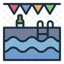 Schwimmbad Schwimmen Schwimmen Symbol