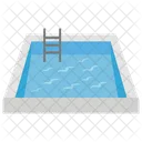 Schwimmbecken Tauchbecken Sportbecken Symbol
