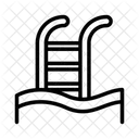 Pool Schwimmbecken Schwimmbeckenleiter Symbol