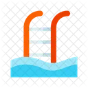 Pool Schwimmbecken Schwimmbeckenleiter Symbol