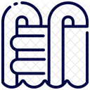 Pool Pooltreppe Treppe Symbol