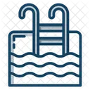 Schwimmbad Bewegung Fitness Symbol