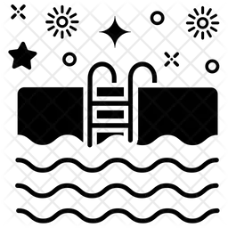Schwimmbad  Symbol