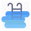Pool Schwimmbecken Pooldeck Symbol