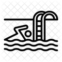 Schwimmbad Sport Schwimmer Symbol