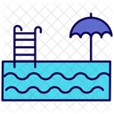 Schwimmbad Schwimmen Wasser Symbol