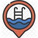 Lage des Schwimmbades  Symbol