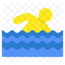 Schwimmen Schwimmer Schwimmbad Icon